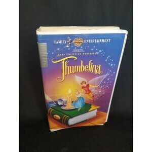 Thumbelina (VHS, 1994) Warner Brothers animated damaged clamshell
